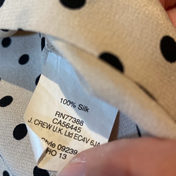 Madewell Silk Polka Dot Blouse - Picture 8 of 8